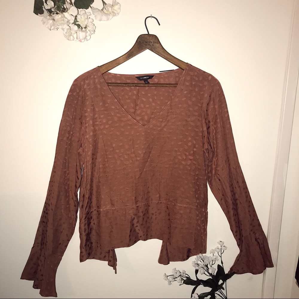 NWOT Express Top Leopard Cheetah print